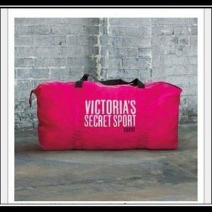 VS Sport Hot Pink Travel Nylon Bag